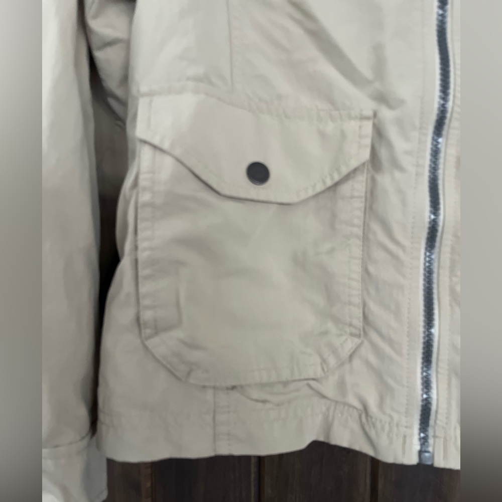Eddie Bauer Utility Safari Field Jacket Tan Women’s M Lightweight - Picture 8 of 8